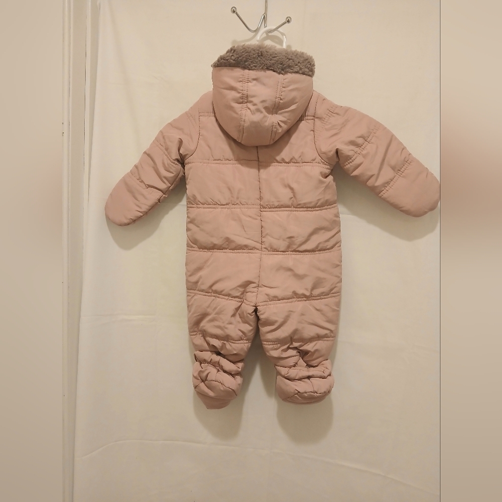 Outerwear by Lisa Cozy Pink Kids Footie - Picture 2 of 3